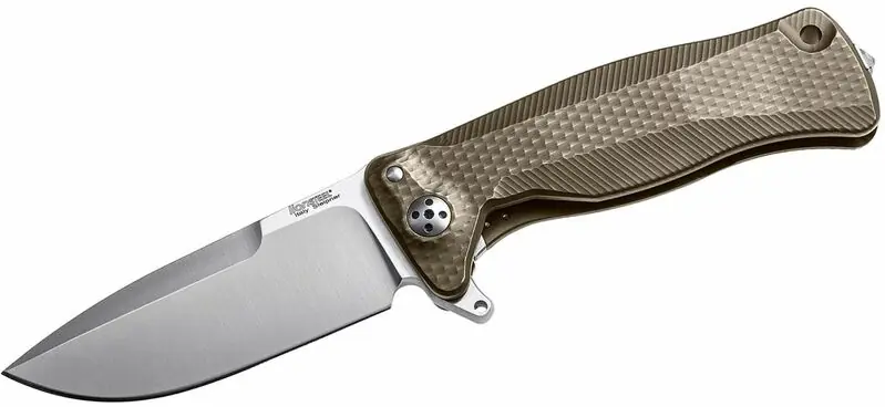 Pouze Dnes Lionsteel Komfortní kapesní nůž s tuhým titanovým rámem SR11 B