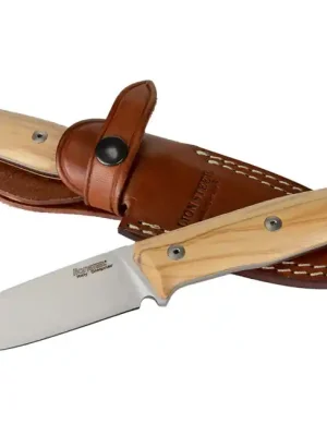 Poslední Šance Lionsteel Nůž typu bushcraft s pevnou čepelí z ocele Sleipner B35 UL