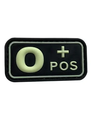 WARAGOD nášivka O POS PVC Patch Glow in the Dark Cenový Hit
