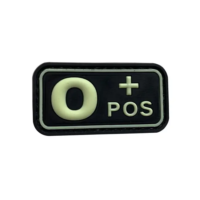 WARAGOD nášivka O POS PVC Patch Glow in the Dark Cenový Hit