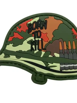 Born to Kill Helmet PVC Patch Camo Akční Cena