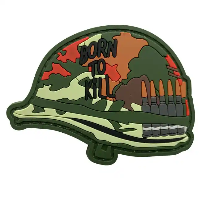 Born to Kill Helmet PVC Patch Camo Akční Cena