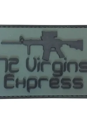 WARAGOD nášivka 72 Virgins Express PVC Patch Levný
