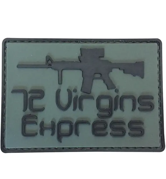 WARAGOD nášivka 72 Virgins Express PVC Patch Levný