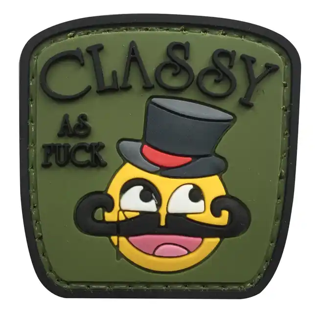 WARAGOD nášivka Classy As Fuck PVC Patch Speciální Cena