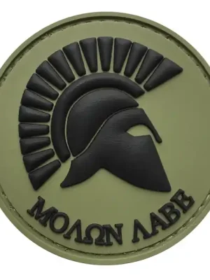 WARAGOD nášivka Round Molon Labe PVC Patch OD Green and Black Koupit Online