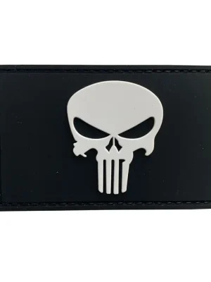 Expresní Doručení WARAGOD nášivka Punisher PVC Patch Black and White