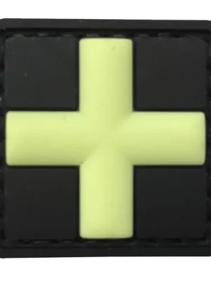WARAGOD nášivka Glow 3D Red Cross Medic PVC Patch Značkový