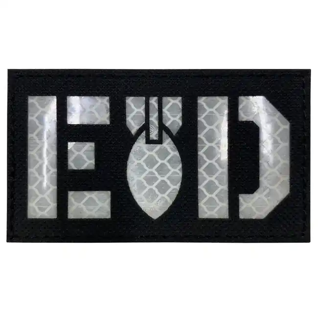 WARAGOD nášivka Reflective EOD Patch Black Super Cena