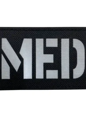 WARAGOD nášivka Reflective MED Patch Black Cenově Výhodný