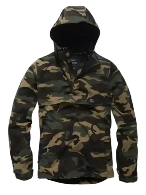 Bezpečná Platba Vintage Industries Shooter Anorak přechodová bunda, woodland