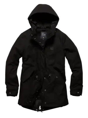 Bezpečná Platba Vintage Industries Dámská bunda parka Indy, černá