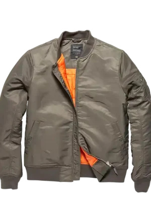 Rychlé Dodání Vintage Industries Bunda bomber Westford MA1, replika šedá