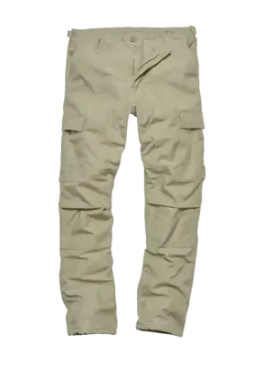 Vintage Industries Kalhoty BDU , béžové Přímo Od Výrobce