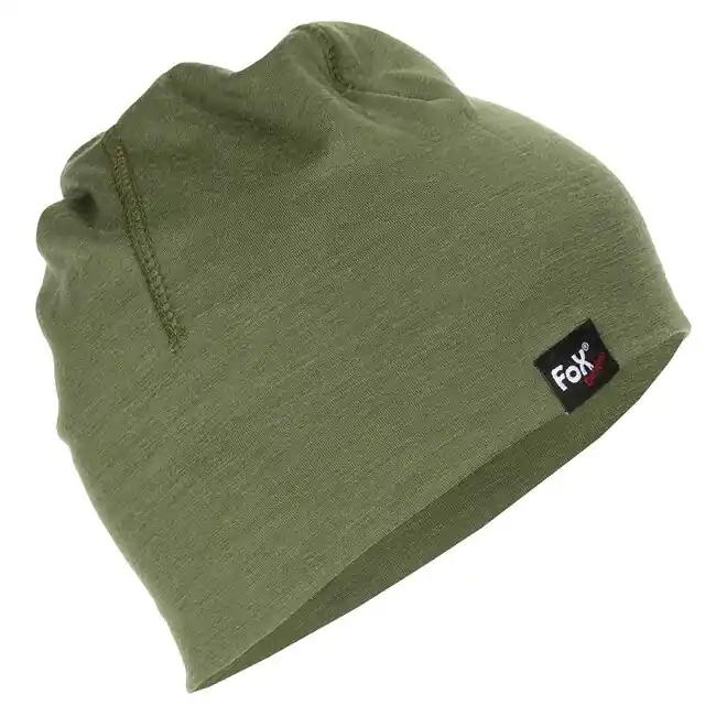 Omezená Nabídka Fox Outdoor Čepice, Merino Lite, OD green