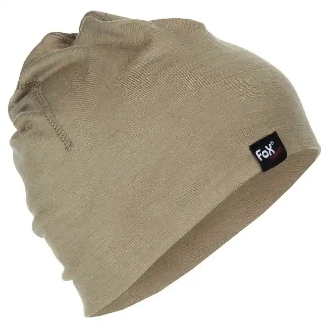 Fox Outdoor Čepice, Merino Lite, coyote tan Poslední Šance