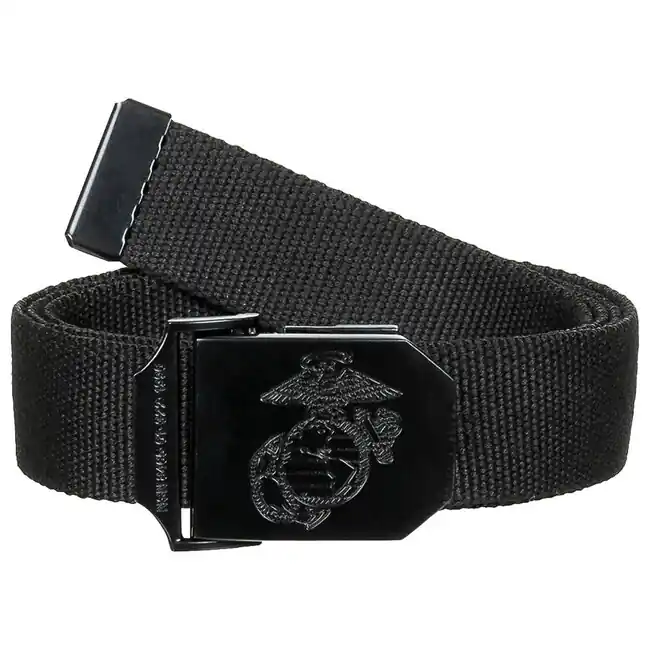 MFH Opasek USMC, černý, cca 3,5 cm Novinka