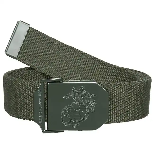 MFH Opasek USMC Web Belt, OD zelený, cca 3,5 cm Super Cena