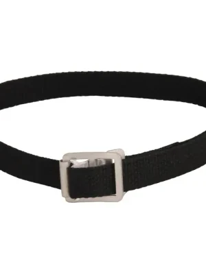 Značkový MFH Řemínek s přezkou, černý, cca 130 cm