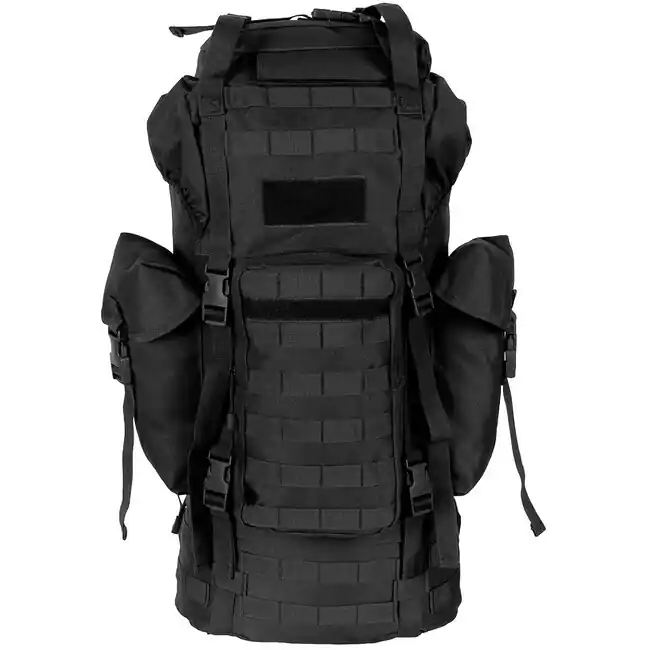 Nízká Cena MFH Batoh MOLLE 65L, hliníková tyč, černý