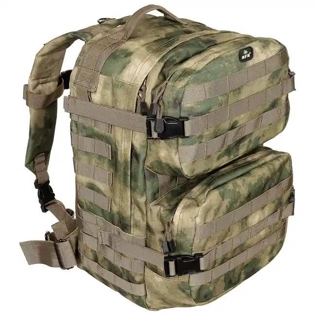 Nová Kolekce MFH Batoh Assault II, HDT-camo FG