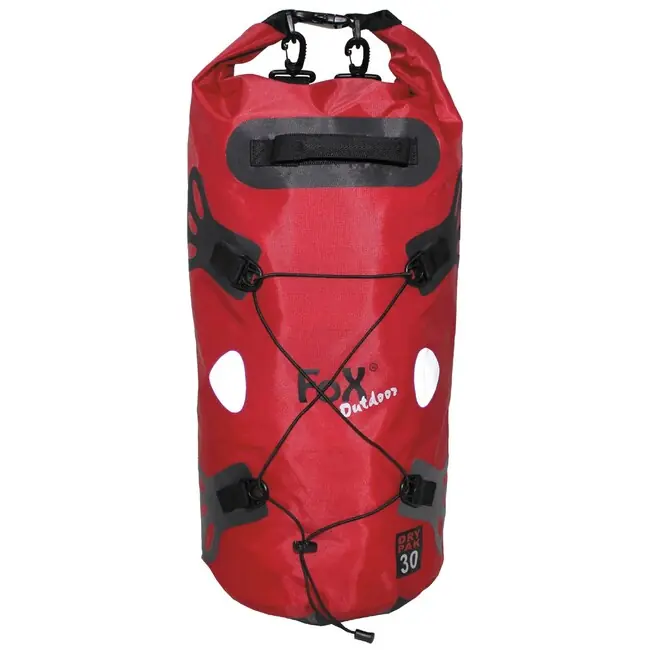 Fox Outdoor Vodotěsný vak Dry Pak 30, červený Nová Kolekce