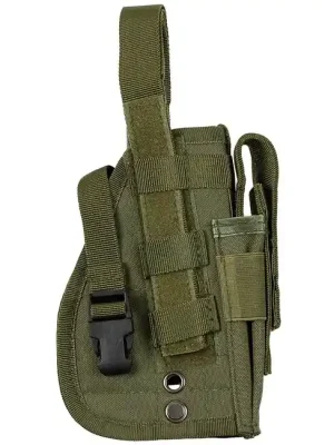 MFH Stehenní pouzdro na zbraň MOLLE na pravé straně, OD green Finální Výprodej