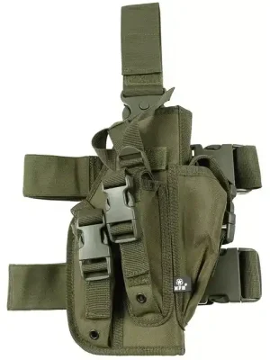 Výhodná Nabídka MFH Stehenní pouzdro na zbraň MOLLE na pravé straně, OD green