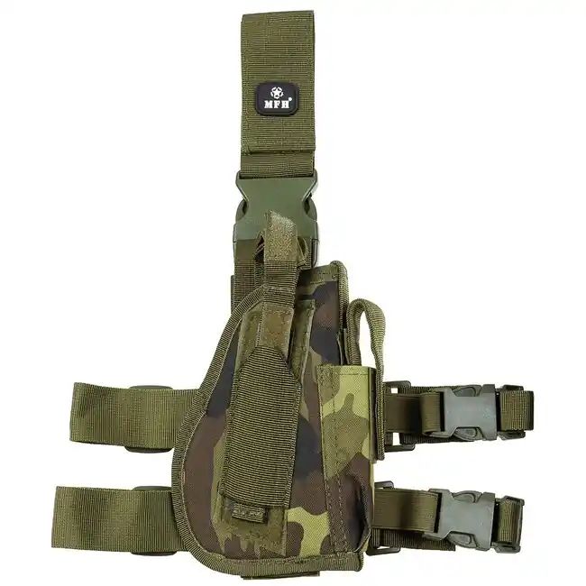 MFH Pravé stehenní pouzdro na zbraň, M 95 CZ camo Cenový Hit