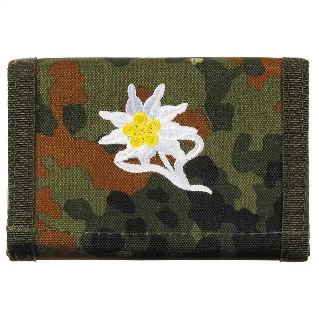 Oblíbený MFH Peněženka Edelweiß, BW camo