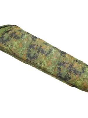 Fox Outdoor Mumiový spací pytel, 2vrstvá náplň, BW camo Rychlé Dodání