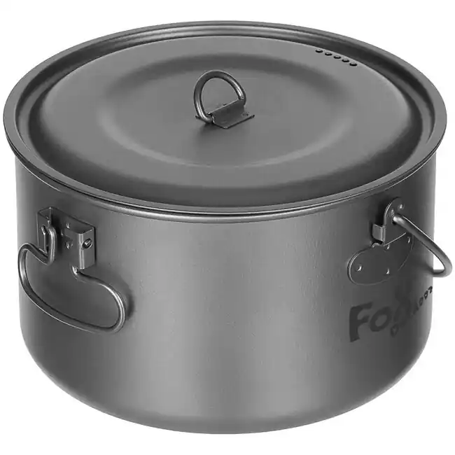 Jen Po Omezenou Doba Fox Outdoor Hrnec s poklicí, cca 1,95 l, titanový
