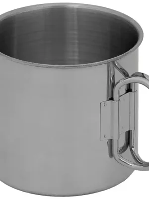 Fox Outdoor Hrnek z nerezové oceli, cca 450 ml Autentický