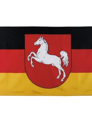 Cenově Výhodný MFH Vlajka Dolní Sasko, polyester, 90 x 150 cm