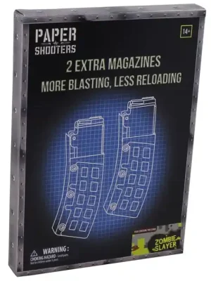 PAPER SHOOTERS Sada skládacích pistolí Paper Shooters Magazine Zombie, 2 balení Akční Cena