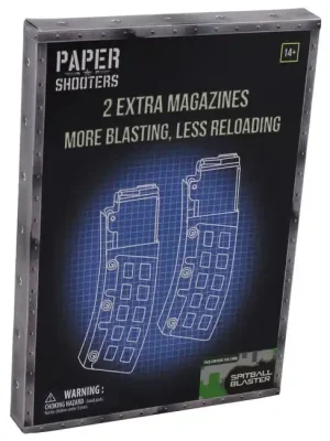 Jen Po Omezenou Doba PAPER SHOOTERS Náhradní zásobníky pro Paper Shooters Green Spit, 2 ks