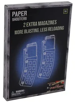 Ověřený PAPER SHOOTERS Náhradní zásobníky pro Patriot, 2 ks