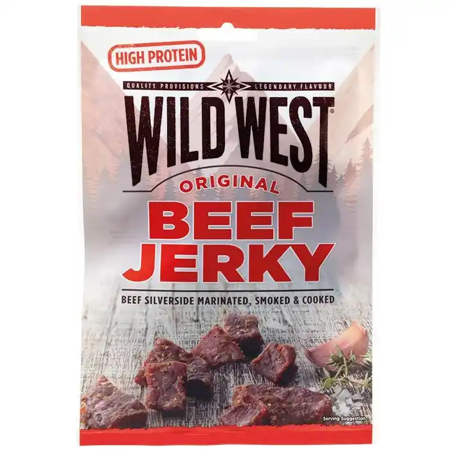 MFH Hovězí sušené maso Wild West, originál, 60 g Sezónní Sleva