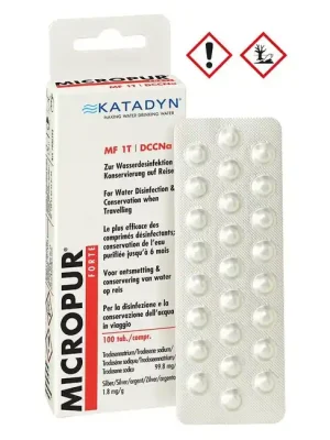 Katadyn Konzervační prostředek na pitnou vodu Katadyn Micropur Forte MF 1T, 100 tablet Odeslání Ihned