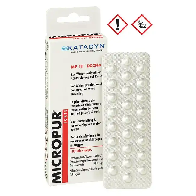 Katadyn Konzervační prostředek na pitnou vodu Katadyn Micropur Forte MF 1T, 100 tablet Odeslání Ihned