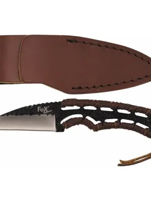 Akční Cena Fox Outdoor Nůž Büffel II, ovinutá rukojeť, s pouzdrem