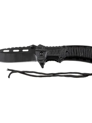 Rychlé Dodání Fox Outdoor Jednoruční nůž Jack se zapalovačem, Blackrope