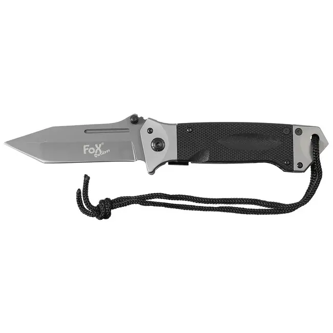 Horká Nabídka Fox Outdoor Nůž Jack jednoruční, černý, rukojeť G10