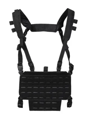 Cenová Bomba Mil-Tec Vesta taktická lehká CHEST RIG s LASER panelem, černá