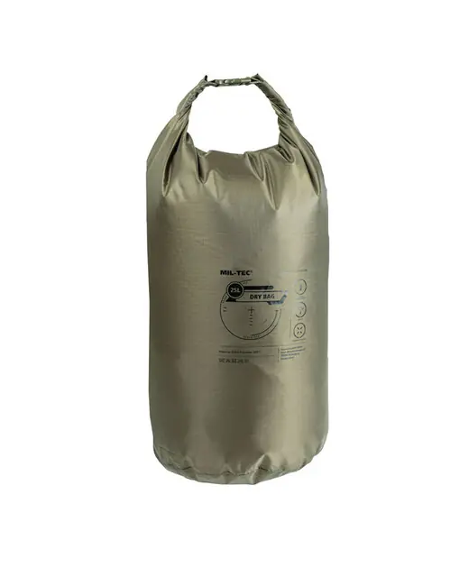 Značkový Mil-Tec voděodolný vak 25l olivový