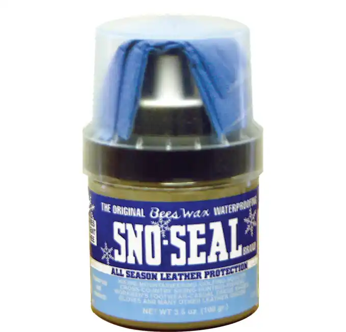 Finální Výprodej Atsko vosková impregnace Sno Seal 100g v dóze s aplikátorem, černá