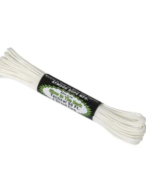 Akce ATWOOD® Lano 275 svítící ve tmě (50ft) - White (GLOW-TC50)