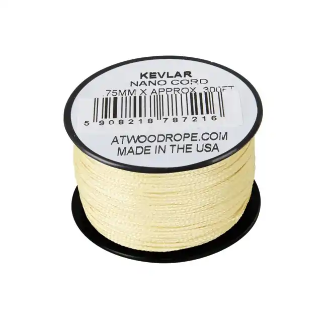 ATWOOD® Nano kevlarové lano 75 mm (300 stop) - žlutá (K300) Výhodná Nabídka