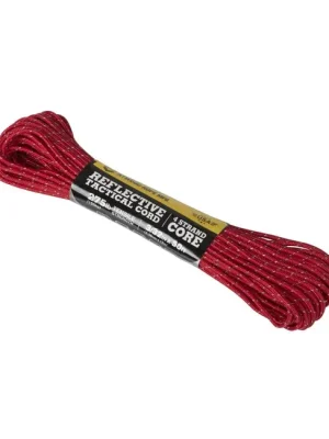 Nová Kolekce ATWOOD® Taktická reflexní šňůra 3/32 x 50 stop (50 stop) - červená (332R50)
