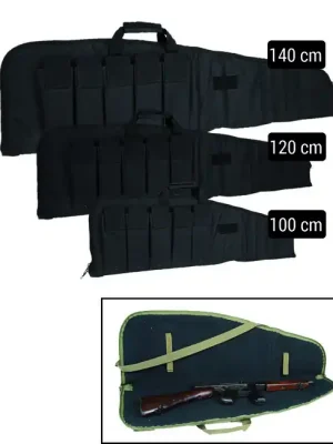 Cenový Hit Mil-Tec Pouzdro na pušku MODULAR s popruhem 120 cm, černé